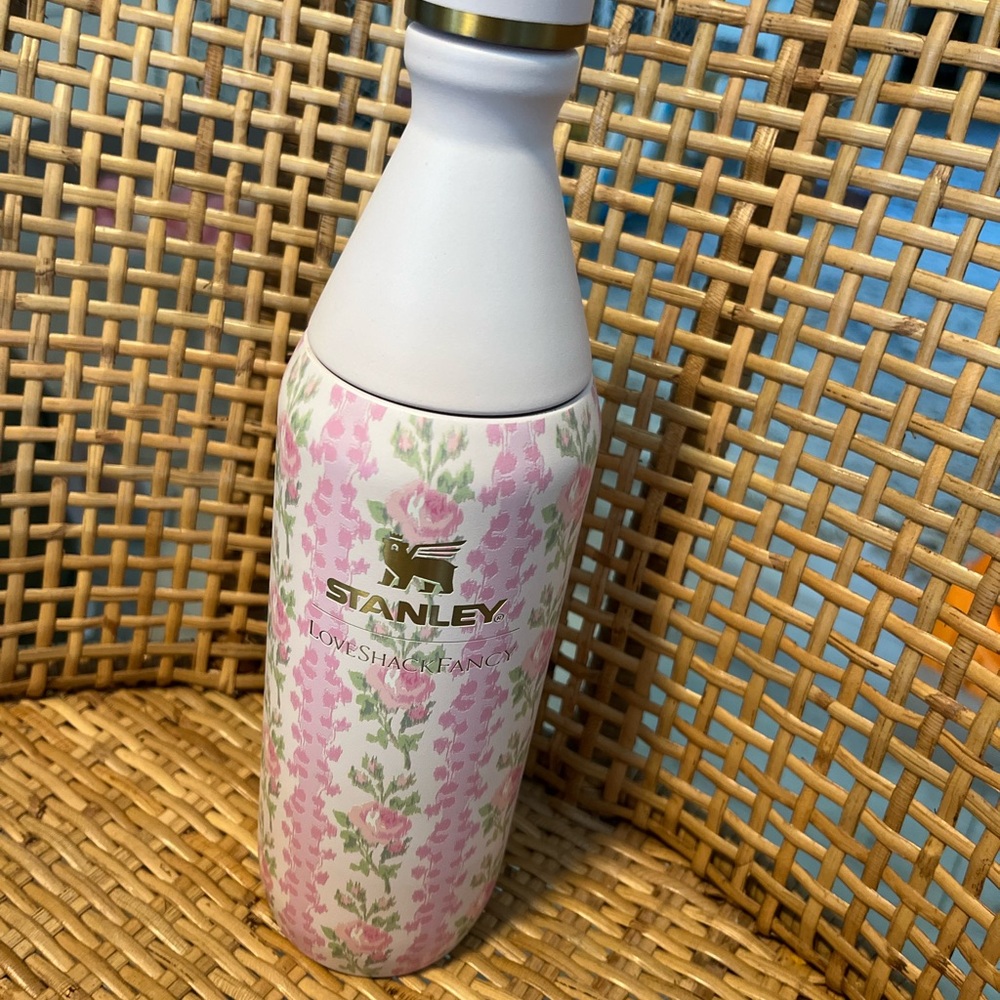 The Stanley x LoveShackFancy All Day Slim Bottle in Blooming Heirloom